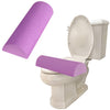 Brazilian Butt Lift Toilet Seat Cushion - Portable, Comfort Support Pad for Enhanced Sitting Posture, Durable BBL Pillow Riser, Firm Hip Support, 17.7x5.9x2.95", Available in Pink, Purple, Blue, Black