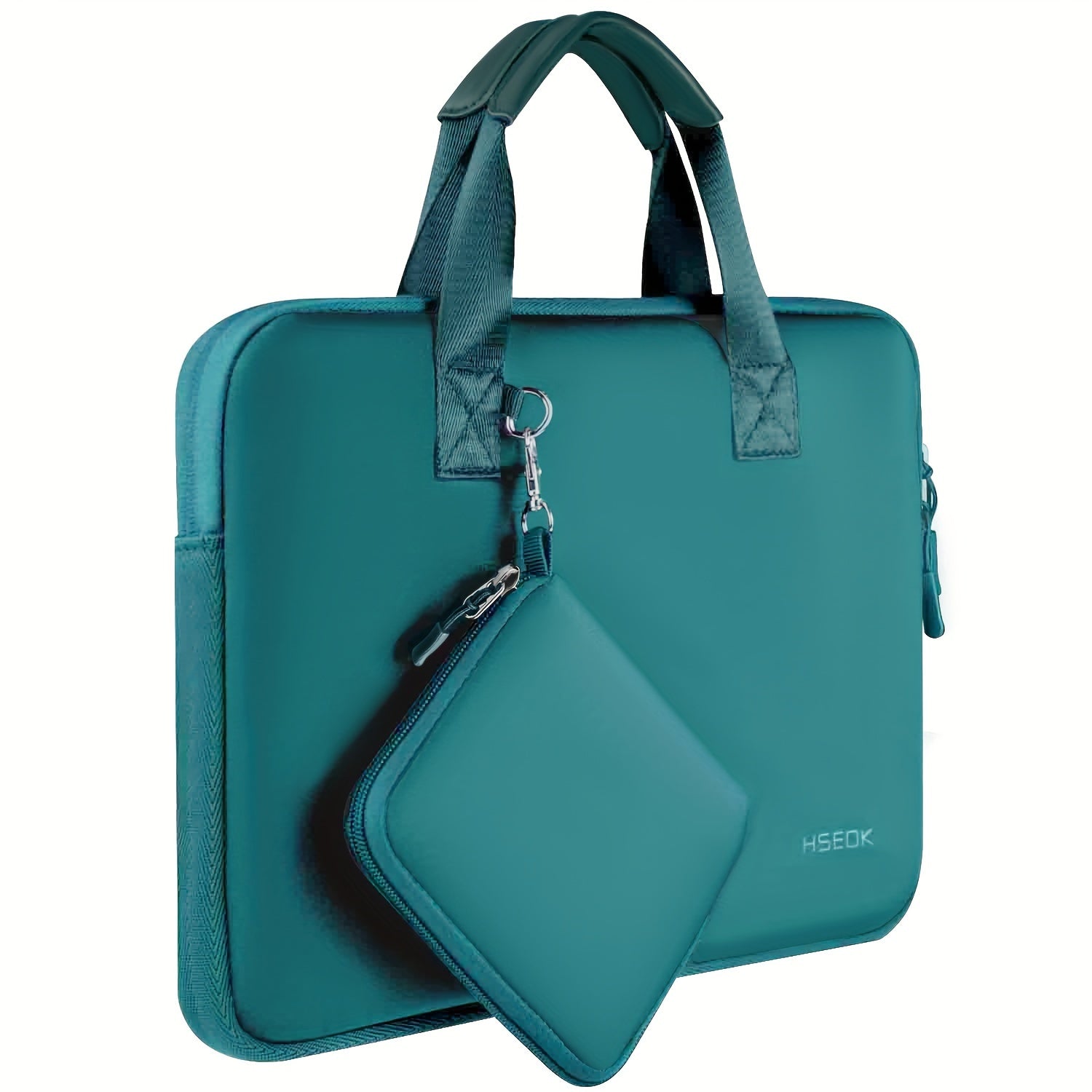 1pc 13-14 inches Laptop Sleeve Elastic Neoprene Case Notebooks Hand Bag with Handle and Small storage bag