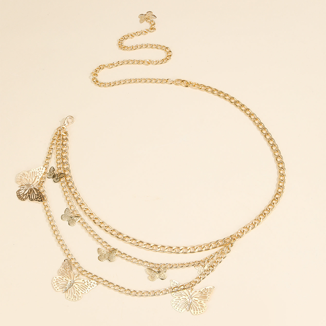 Ladies Fashion Butterfly Body Chain - Perfect for Beach Vacation & Party, Sexy Accessory Gift