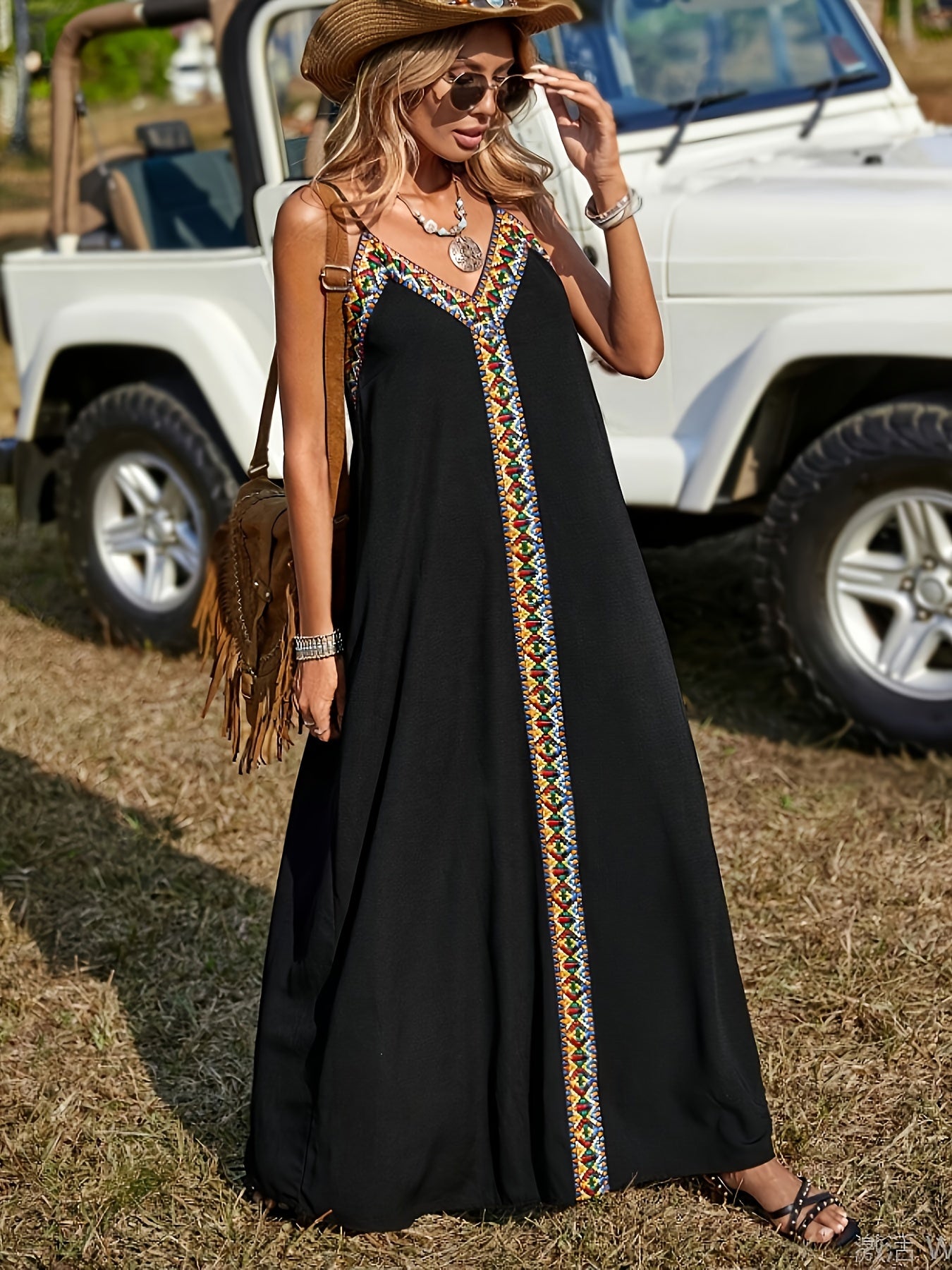 Black Suspender Dress
