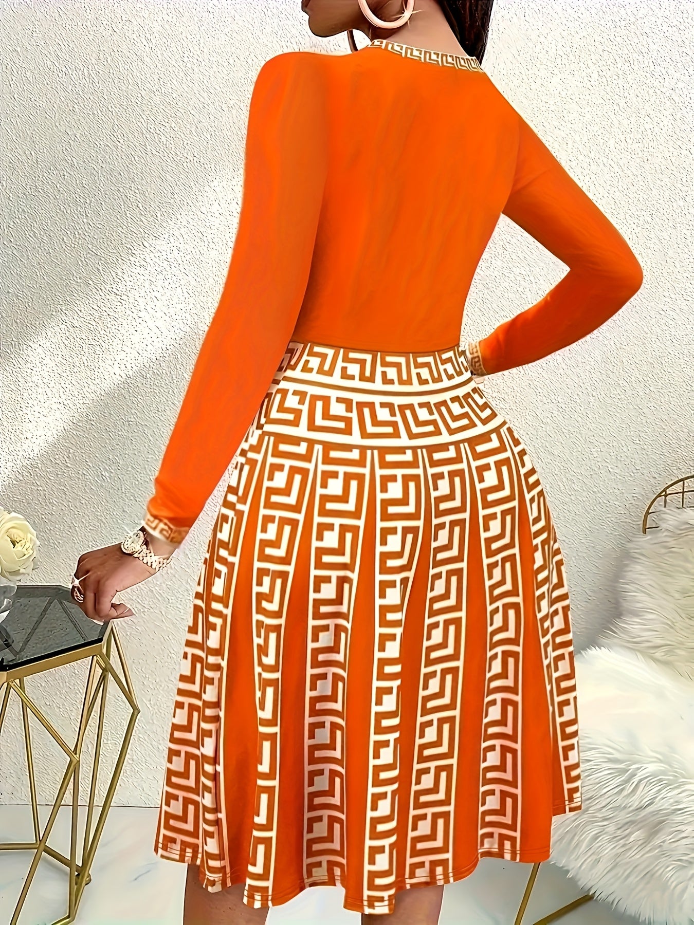 Stylish, Casual, And Elegant Printed Dress