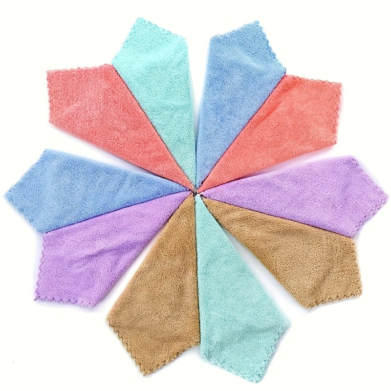 40pcs Ultra-Soft Microfiber Towel Set - Quick-Dry, Absorbent Hand & Face Towels for Home Bathroom - Skin-Friendly Coral Fleece - Perfect for Everyday Use & Travel - Ideal Gift for Housewarming & Spa
