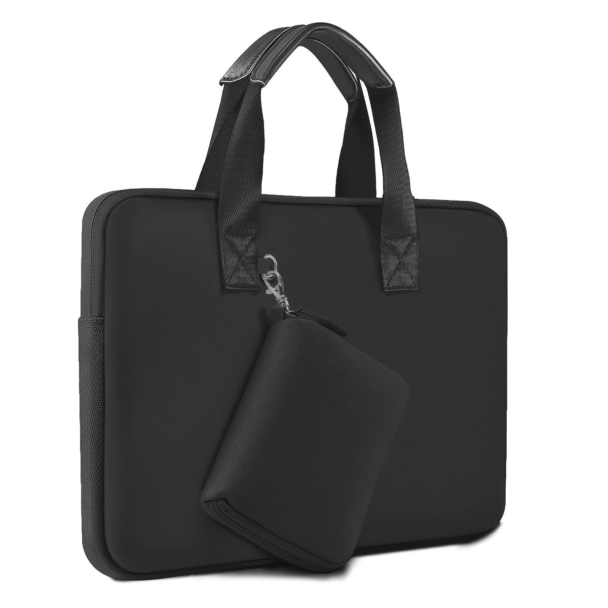 1pc 13-14 inches Laptop Sleeve Elastic Neoprene Case Notebooks Hand Bag with Handle and Small storage bag