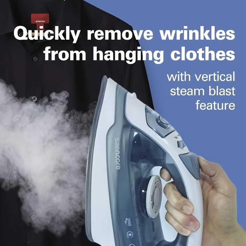 1Pc, Clothes Steam Iron With Non-stick Soleplate And Adjustable Thermostat Control, Equipped With Overheat Safety Protection At 120V