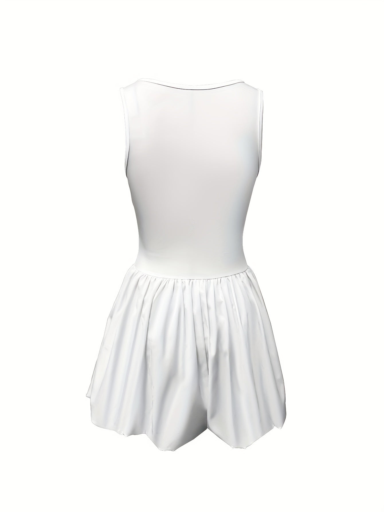 2231 European And American Women'S Fashion Tank Top Style Slim Sexy Fluffy Sleeveless Vest Dress