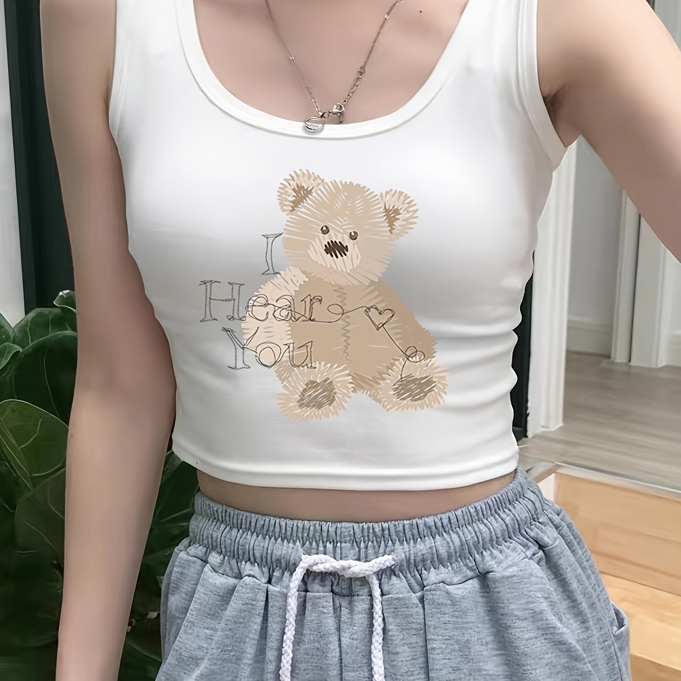 New sexy ladies casual regular print fashion vest