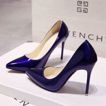 Non-fatiguing Soft-soled Mid-heel Pointed-toe High Heels