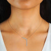 Diamond Necklace Pendant Women's Sterling Silver