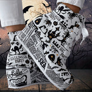 Women's Halloween Theme Boots, Lace Up Platform Lace Up Walking Shoes, High-top Wedge Winter Boots