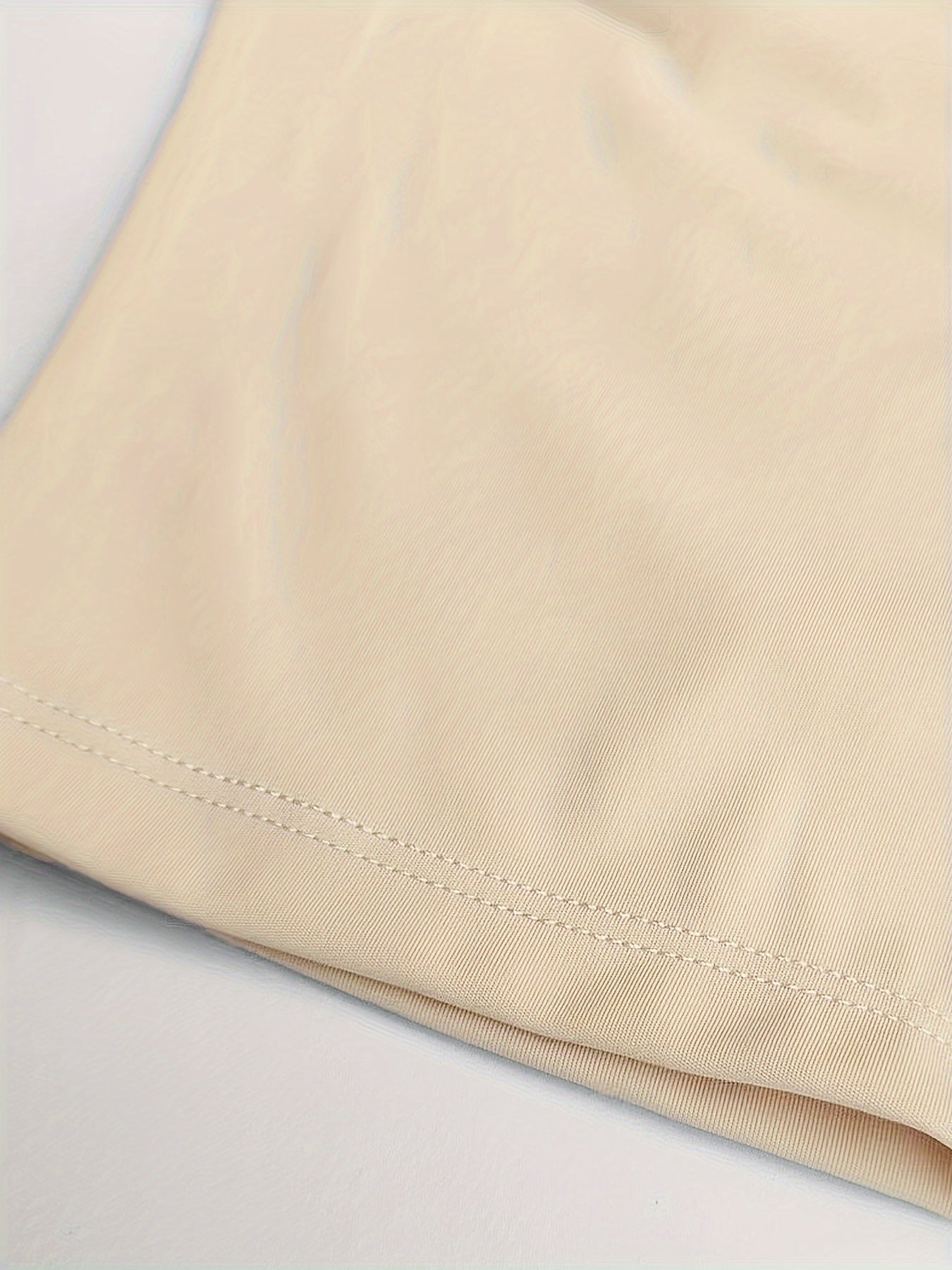 1pc Solid High Waist Shaping Shorts - Comfortable Tummy Control Panties with Adjustable Front Buckle, Soft Polyester Knit Fabric, and Smooth Silhouette - Womens Underwear and Shapewear for Everyday Wear