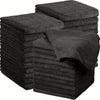 26 Packs of Bleach Proof Salon Towels Absorbent Microfiber Towels Bleach Resistant Salon Hand Towels for Gym Bath Spa Shaving Shampoo Home Hair Drying 16 x 28 Inches (Black)