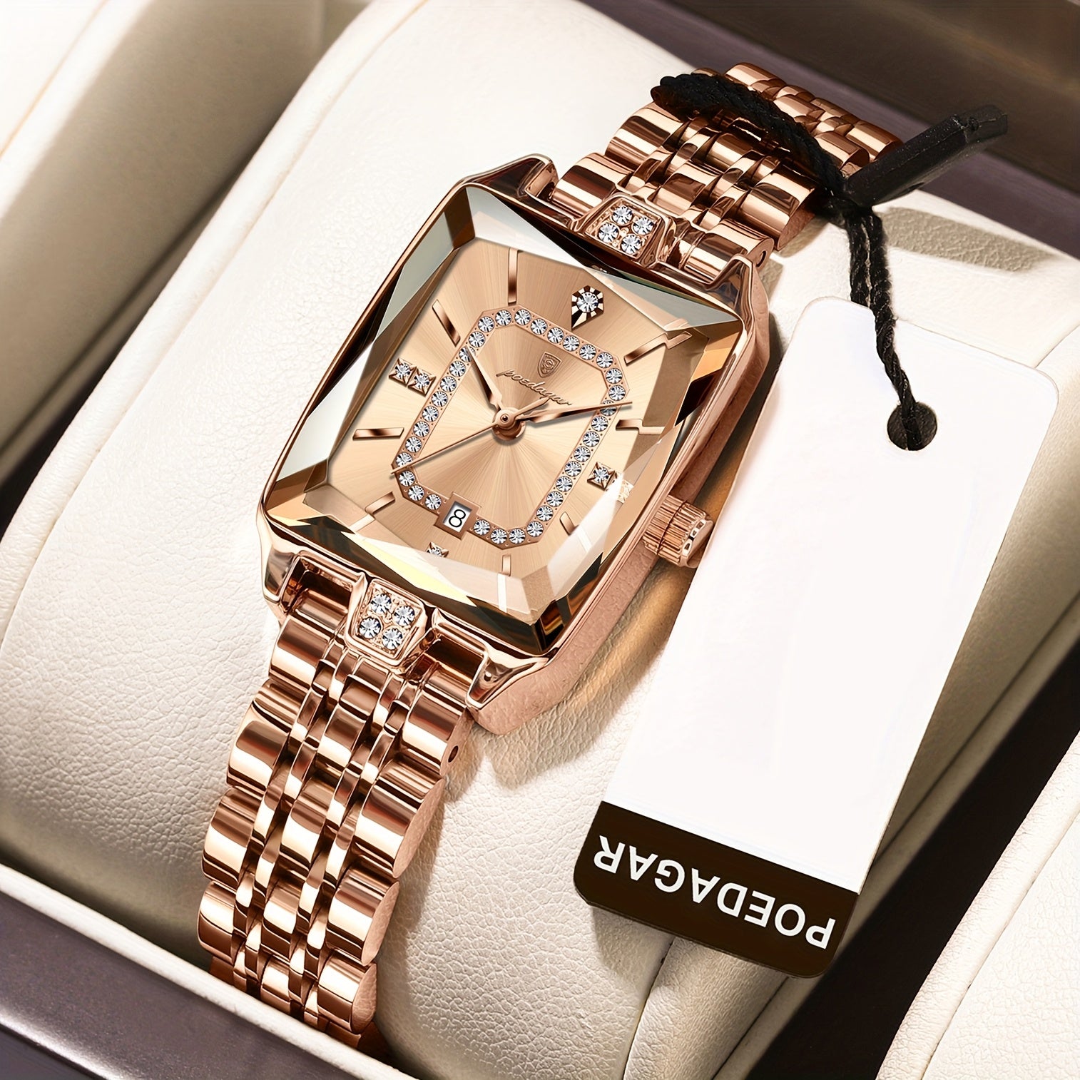 POEDAGAR Fashion Students Korean Casual Ladies Watch Luxury Stainless Steel Best Selling Simple And Elegant Quartz Wristwatch.