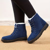 Women'S Plus Size Winter Boots - Warm Lined, Short, Round Toe, PU Sole, Warm & Stylish Outdoor Boots for Cold Weather, Winter Boots|Faux Fur Lined Boots|Sturdy Construction, Winter Boots