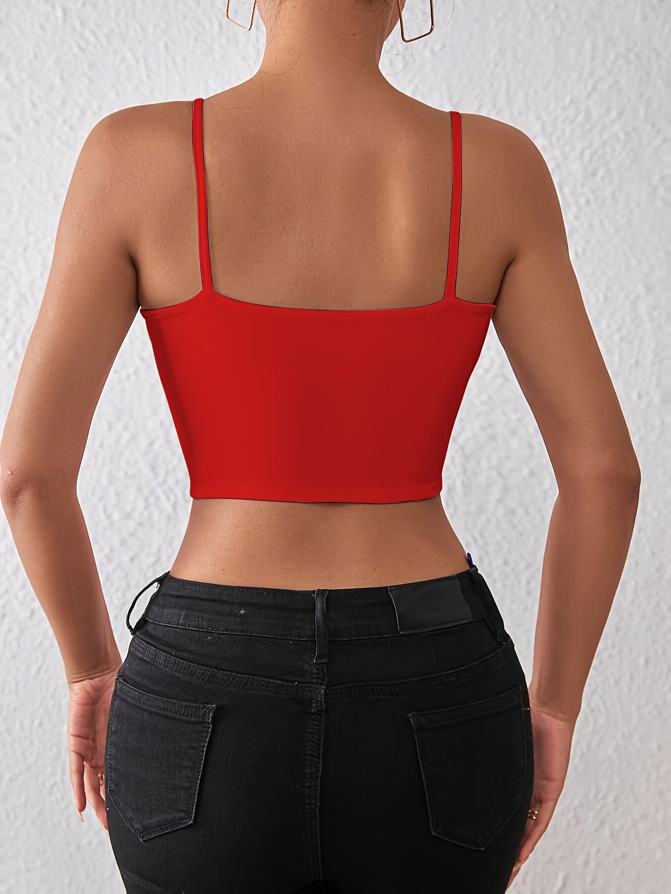 Western Style Simple Casual Off the Shoulder Slingback Knit Top, High Stretch Solid Color, Short Length, Slim Fit, 180g/m² Polyester Fabric