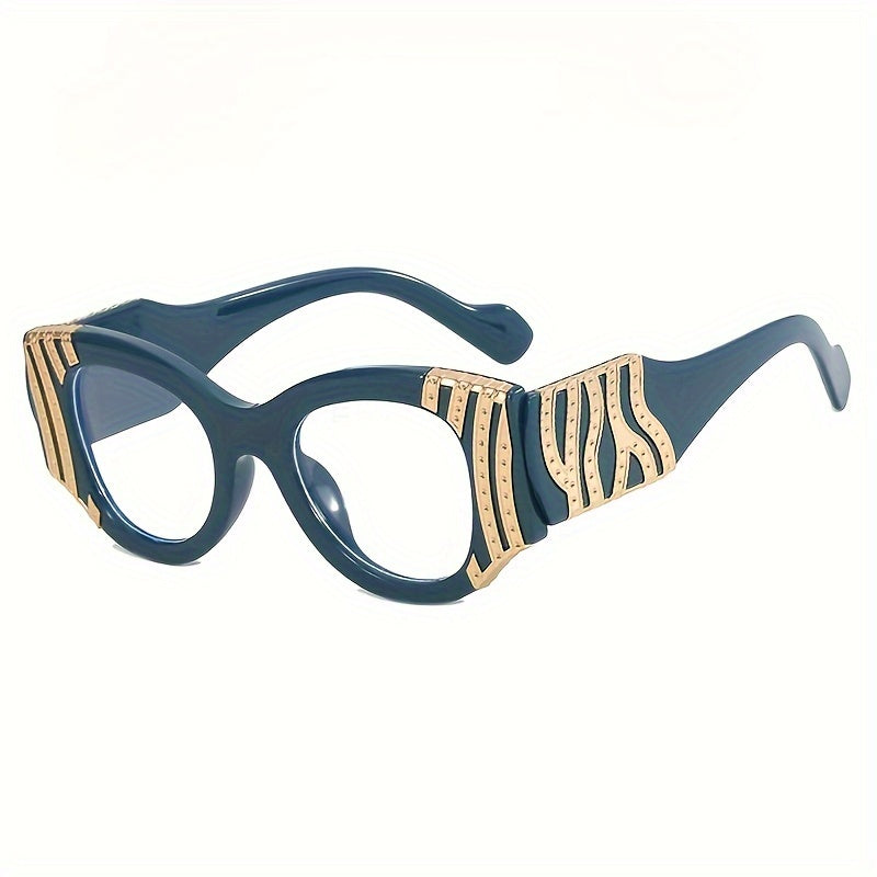 High-value Trendy Jinli Decorated Sunglasses Internet Celebrity Fashion Trend High-end Concave Shape Photo Sunscreen Sunglasses Ins