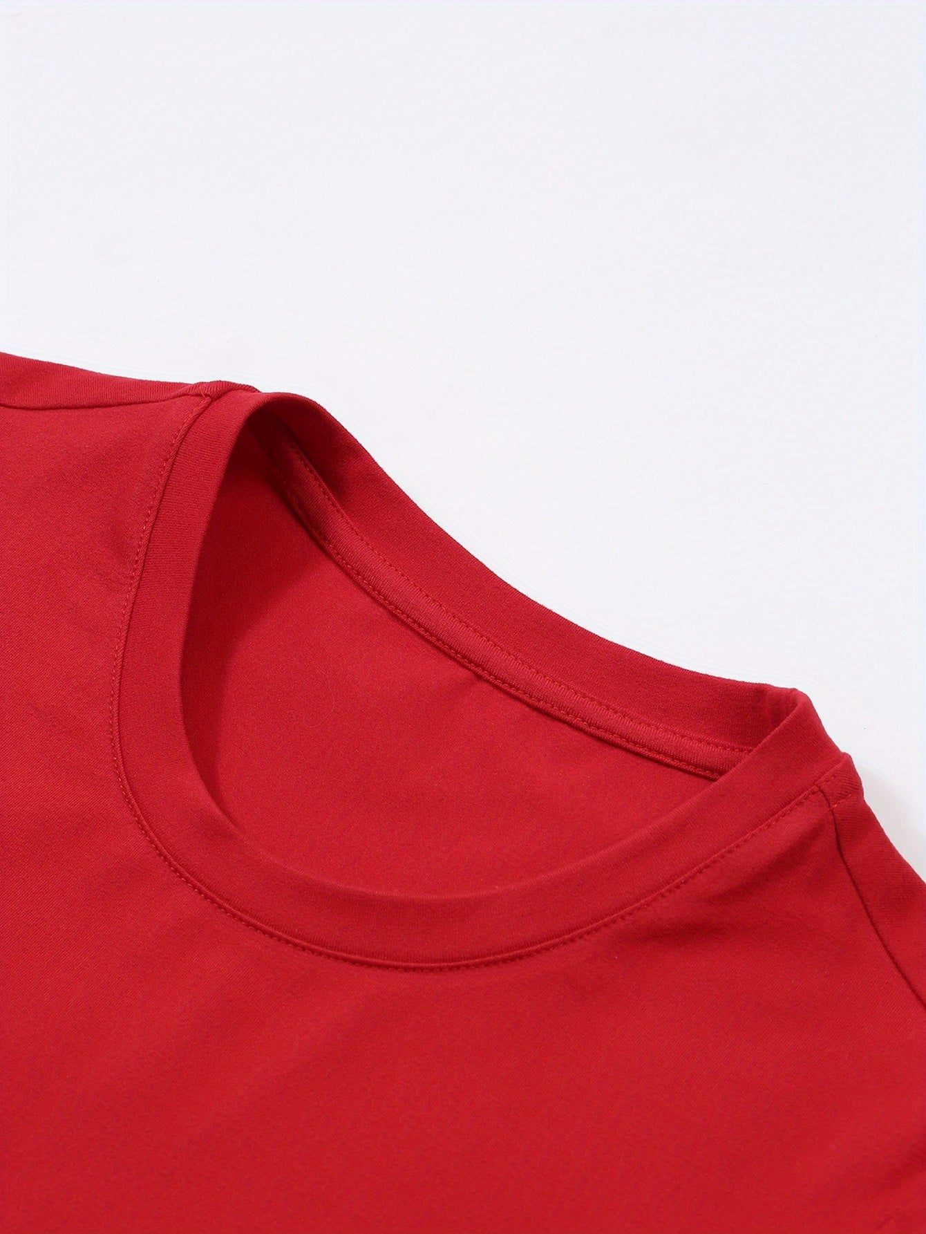CROOKS & CASTLES Women's Y2K Graphic Crop Top - Vibrant Red with Bold Black Letter Print, Lightweight Summer Short Sleeve Shirt, Round Neck Casual Streetwear, Machine Washable, Trendy Outfit | Nontransparent Material