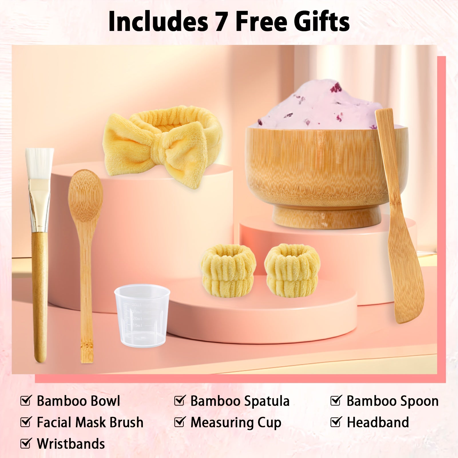 10 Pack Jelly Mask Powder With Face Mask Mixing Bowl Set, Mothers Day Spa Gifts For Wife Jelly Mask For Facials Professional, Peel Off Hydrojelly Mask, Mask For Hydrating, Nourishing