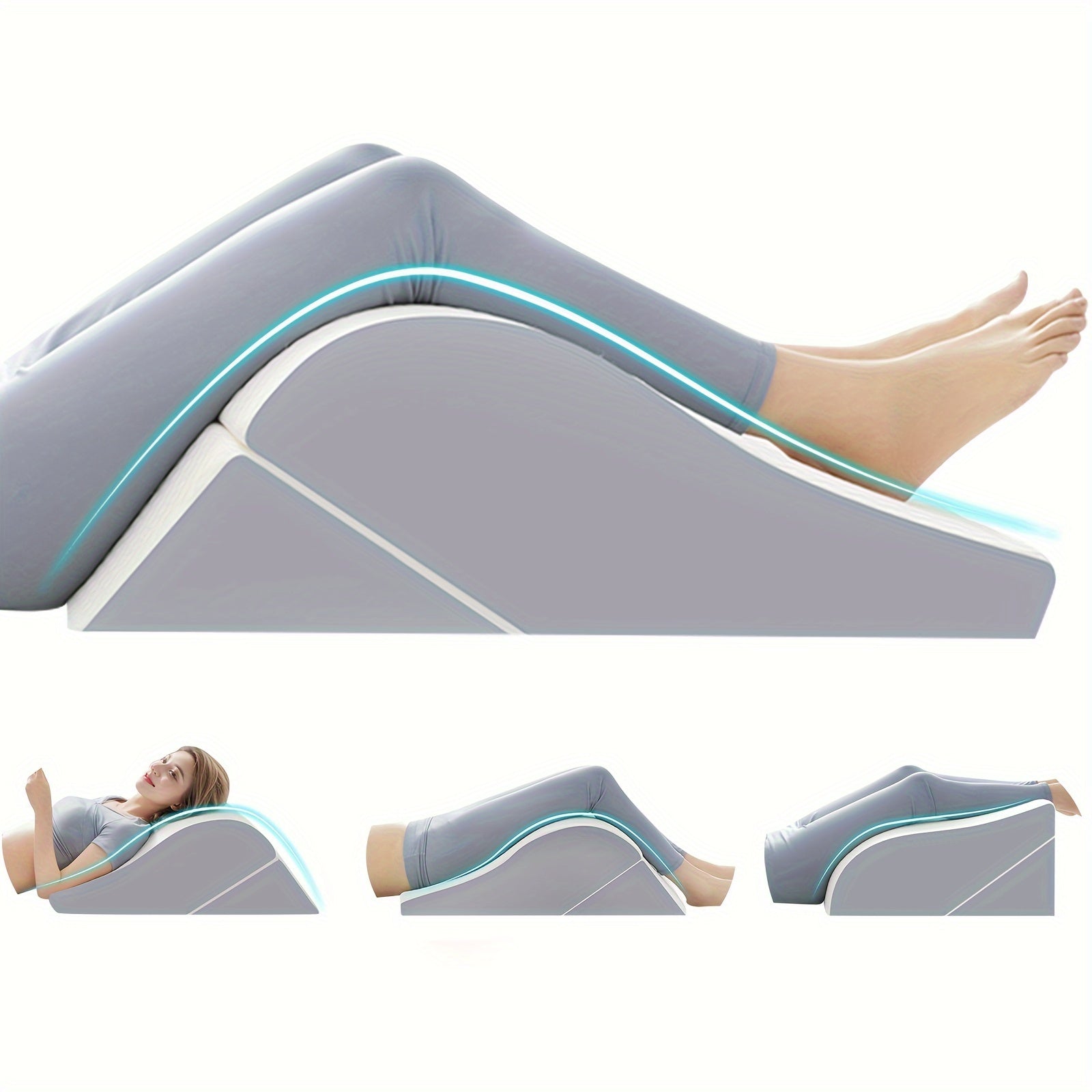 3-in-1 Incline Pillows Wedges For Back, Pillow For Sleeping, 15-in-1 Adjustable Memory Foam Wedge Pillow, Orthopedic Bed Wedge Pillow Set