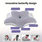 Slow Rebound Breathable Memory Foam Multi-functional Pillow, Cervical Spine Support, Stain-Resistant, Soft, Suitable for All Sleeping Positions