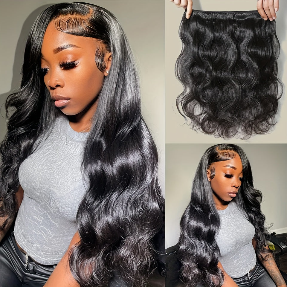 Body Wave Bundles Human Hair Brazilian Weaving Natural Black 3PC Bundles Deal Virgin Hair 30 Inch Raw Hair Extensions