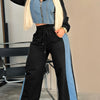9010 Directional Vacation Leisure Outing Holiday Gathering Patchwork Women'S Suit Women'S Pants Set