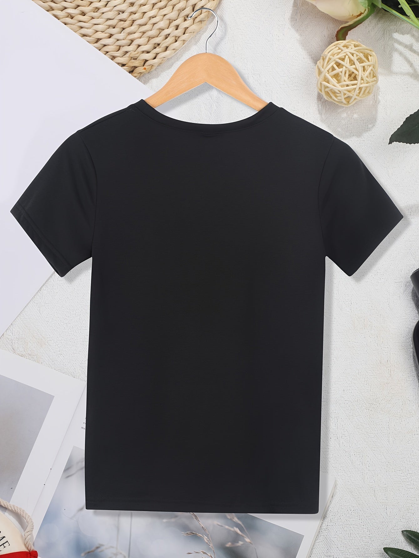Cool Versatile Round Neck Top - Women's T-shirt - Letter Printed If My Mouth Doesn't Say It, My Face Definitely Will!!