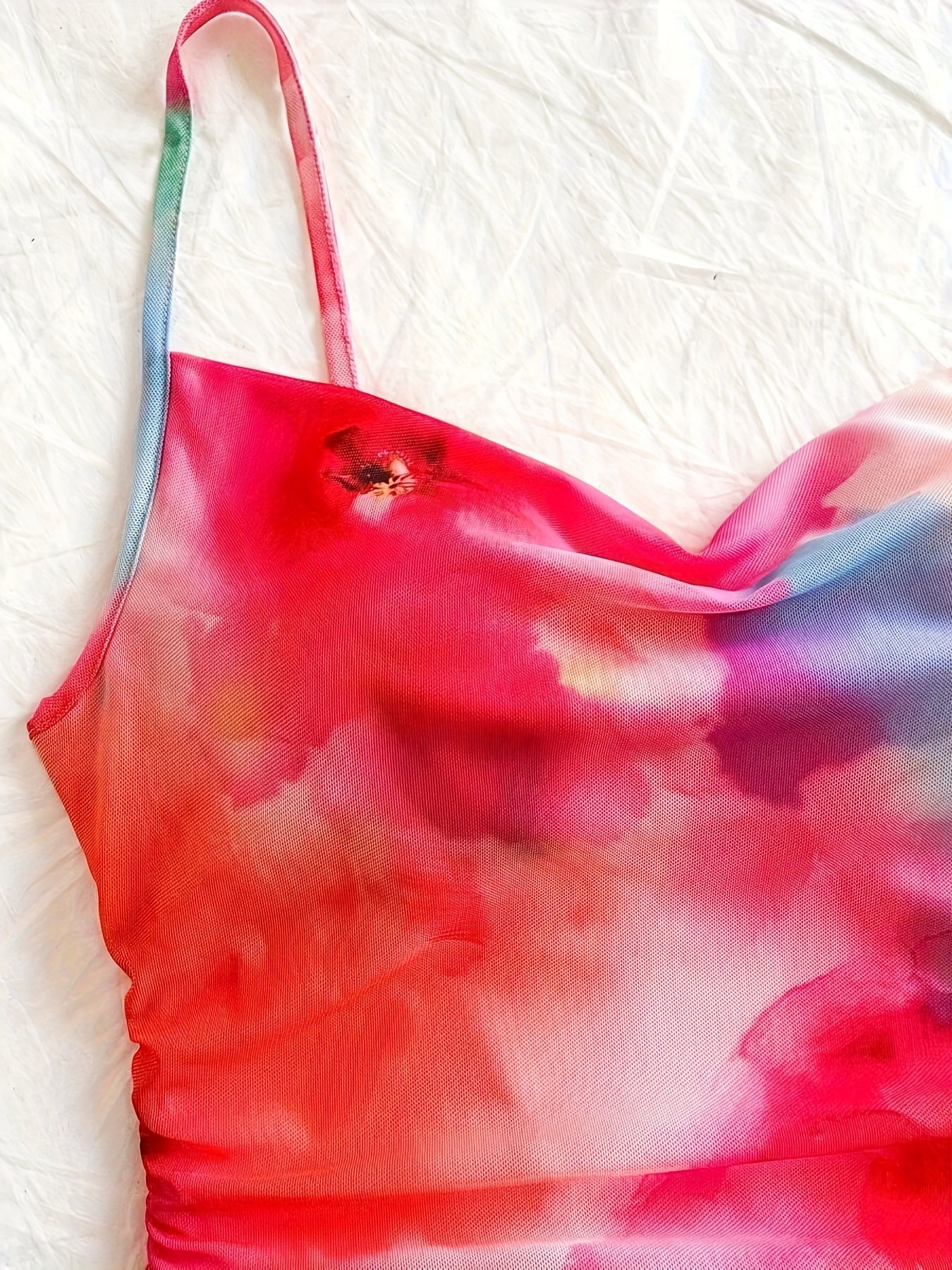 Sexy Ombre Strapless Dress with Floral Print - Perfect for Adult Women, All-Season Fashion, White Sandals Included, Adult Fashion | Floral Print Dress | Strapless Design, Plus Size Dress