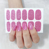 Glitter Nail Art Sticker Waterproof Full Stickers For Girls Women Sweet Cute DIY Nail Stickers Nail Accessories