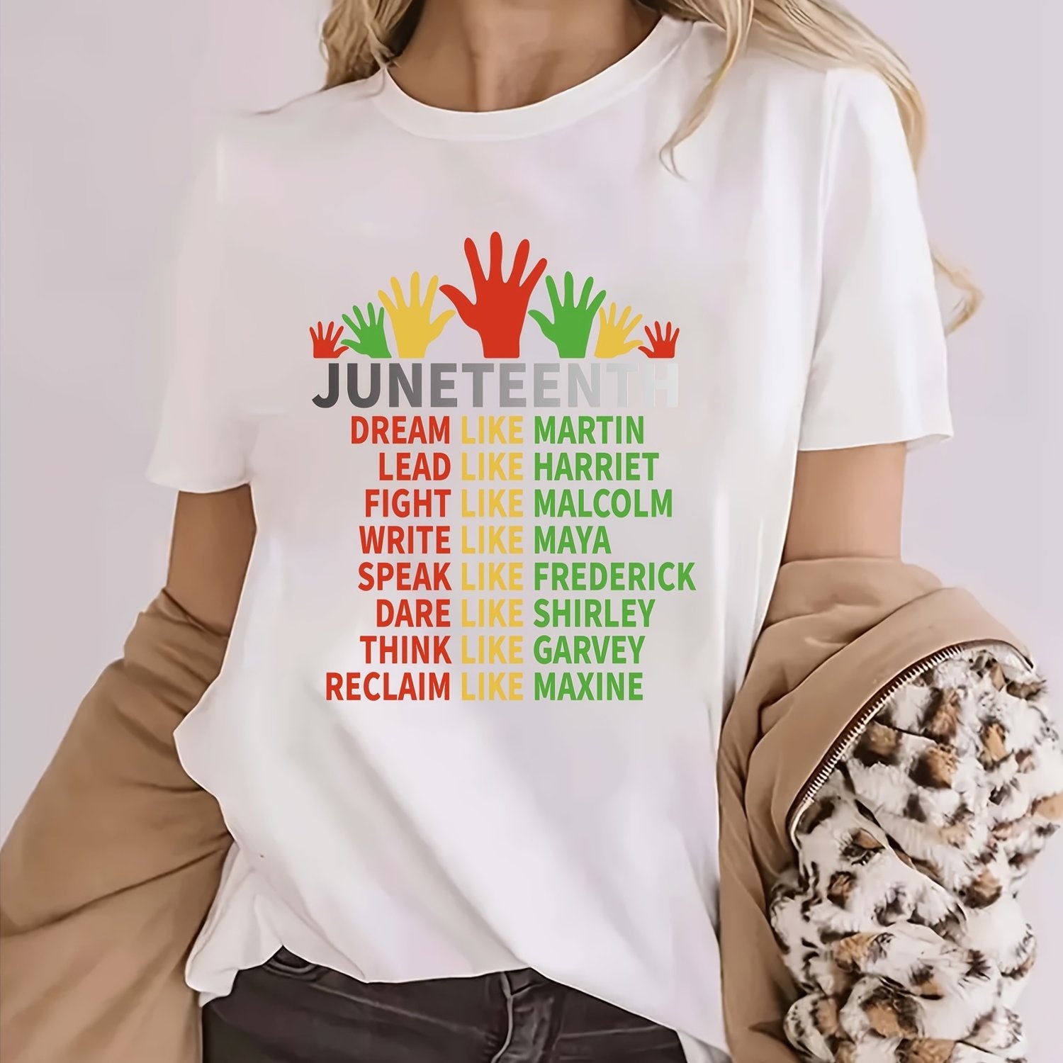 Unisex Fashionable Hip-hop Printed Casual Round Neck Short Sleeved Cotton Loose Retro Outdoor Daily T-shirt