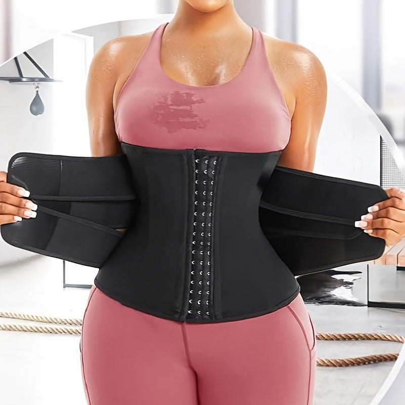 Female Waist Trainer, Waist Belt, Abdominal Control Exercise, Waist Tightening, Sauna Exercise, Waist Slimming Belt, Three Row Buckle, Three Waist Belt, Shaping Waist