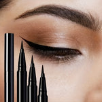3-Pack Waterproof Black Liquid Eyeliner Pens – Extra Slim Tip, Smudge-Proof, Beginner-Friendly, with Plant-Based Squalane