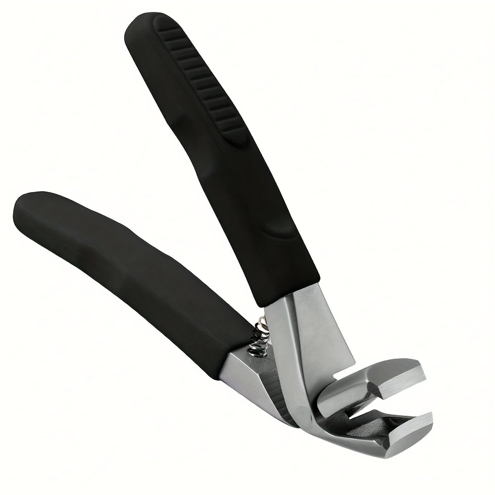 [Heavy Duty] Angled Heavy Duty Toe Nail Clippers With Catcher | 3pcs | Sharp Stainless Steel | Mess Free Large Fingernail Clippers With Wide Opening | For Thick Nails For Seniors Men Women