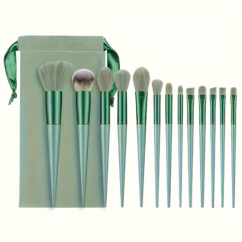 13pcs Professional Makeup Brush Set, Soft Polyester Brush Hair, Create Perfect Makeup, Low Allergy Nylon Brush Hair, Suitable for All Skin Types