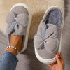 Cute Solid Color Slippers, Casual Slip on Plush Lined Shoes, Comfortable Indoor Home Slippers, Valentine'S Day Gifts