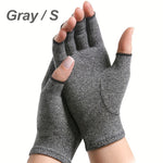 1Pair Fingerless Compression Gloves For Women & Men, Hand Joint Wraps, Sports Hand Support Thumb Gloves For Typing, Daily Work, Hand Care - Open Finger Fit