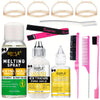 12pcs/kit Wig Styling Kit - Melting Spray, Wig Tool, Lace Wig Remove, And Lace Bonding Kit For Effortless Wig Installation