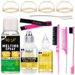 12pcs/kit Wig Styling Kit - Melting Spray, Wig Tool, Lace Wig Remove, And Lace Bonding Kit For Effortless Wig Installation