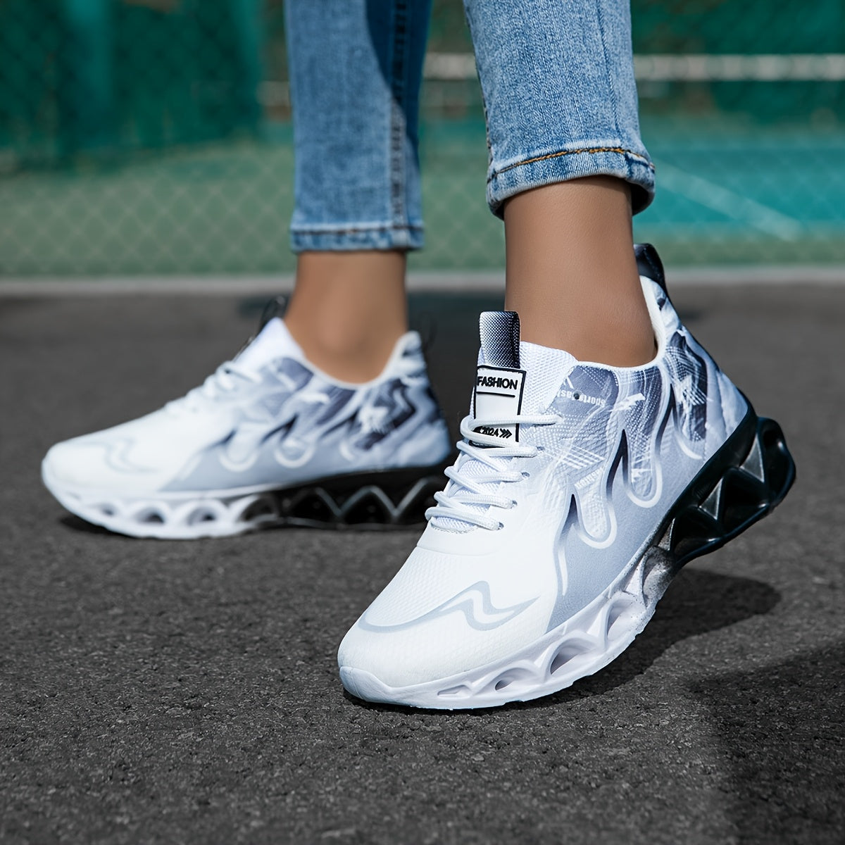 Women's Breathable Mesh Sneakers – Lightweight Walking Shoes with EVA Sole, Soft Fabric Upper, Stabilizing Support, All-Season Casual Footwear
