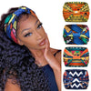 4pcs Polyester Wide Headbands for Women, Bohemian Sports, African Knot Design, Non-Slip Yoga Headband for Normal Hair