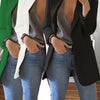 3pcs Fashion Casual Solid Color Lapel Slim Fit Open Cardigan Suit Jacket for Women Spring Summer Autumn