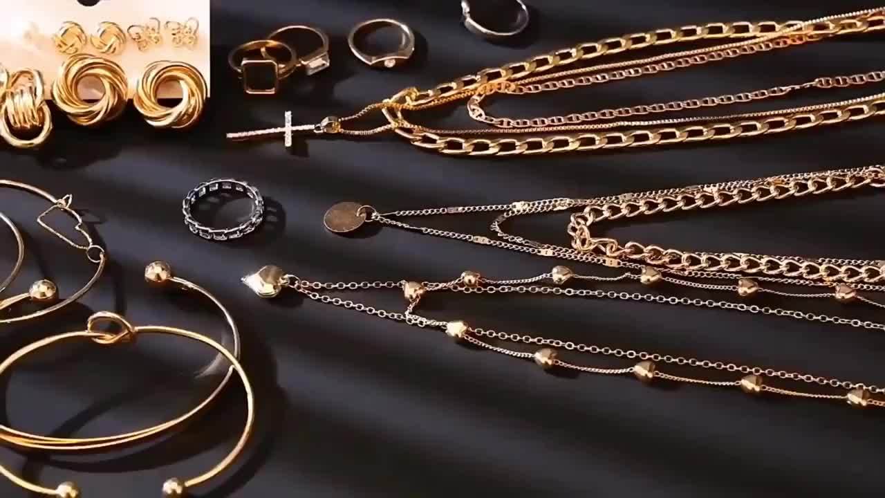 22pcs Exaggerated Fashion Ladies Ring Set, Irregular Ring Set, Houdini, Water Ripple Ring, Perfect For Daily Wear, Birthday Gift, Valentine'S Day Gift