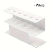1pc Professional Eyelash Extension Tool Organizer, 6-Slot Acrylic Storage Holder for Eyelash Tweezers, Hypoallergenic Makeup Beauty Instrument Stand, No Power Required