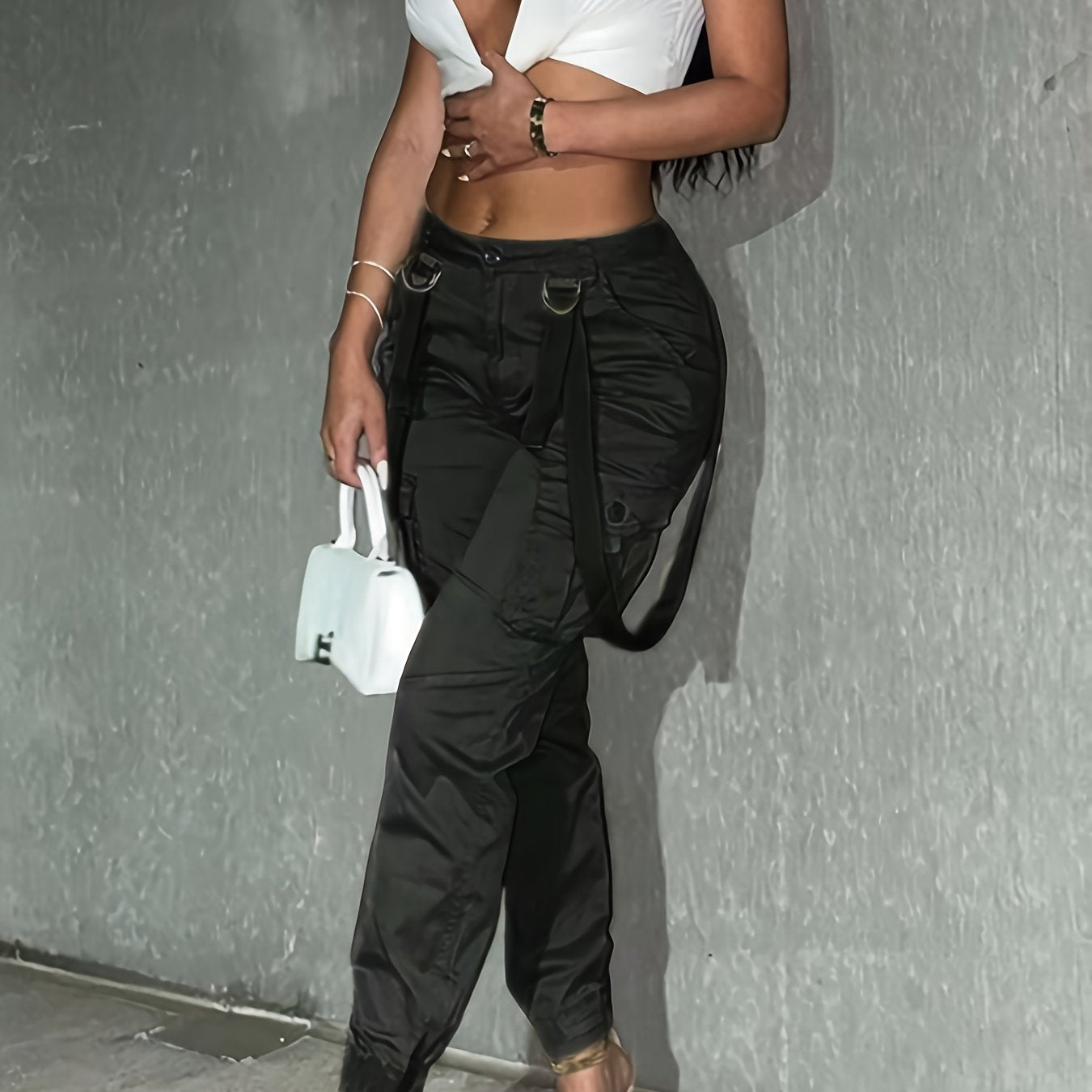 Street Pocket Streamer Loop Overalls