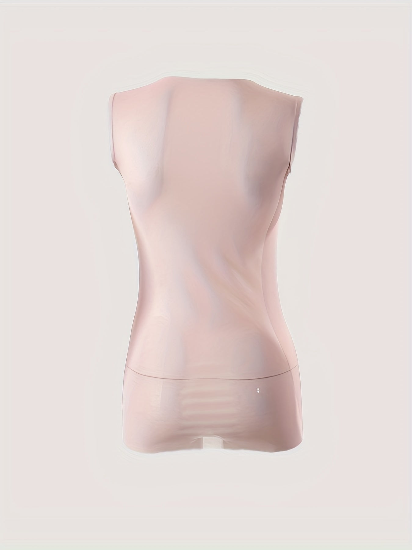 Women'S See-Through Letter Print Sleeveless Top - Stretchy Mesh Fabric, Round Neck, Sexy Backless Design for Club & Casual Wear, Spring Fashion Tee, Versatile Clothing | Backless Fashion | Mesh Fabric Top