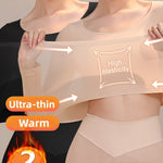 Set of 2 High-Elastic Ultra-Thin Base Layer Tops, Lightweight And Form-Fitting, Warm for Autumn And Winter, Long-Sleeve Women'S Thermal Underwear.