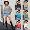 Women's V-neck Loose Large Size Pullover Sweater