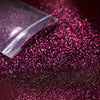 0.35oz Purple Shiny Nail Art Glitter Pure Colour Fine Powder 0.2mm Finely Chrome Pigment Accessories Fall Winter Nail Decoration