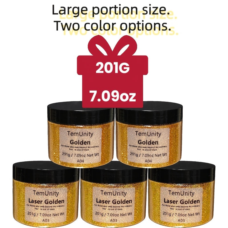 Golden/Laser Golden in Large Quantity, Suitable for DIY Nail Art, Decorative Handmade Gifts, And Celebrations Like Holidays, Birthdays, And Weddings. It Can Also Be Used with Epoxy Resin And for Photography, Sparkling And Shi