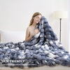 1PC Faux Rabbit Fur Queen Blanket For Bed, Thick & Warm Bed Blankets For Winter, Soft Cozy Fluffy Decorative Blankets For Living Room, Bedroom, Heavy Furry Luxury Blanket Gifts