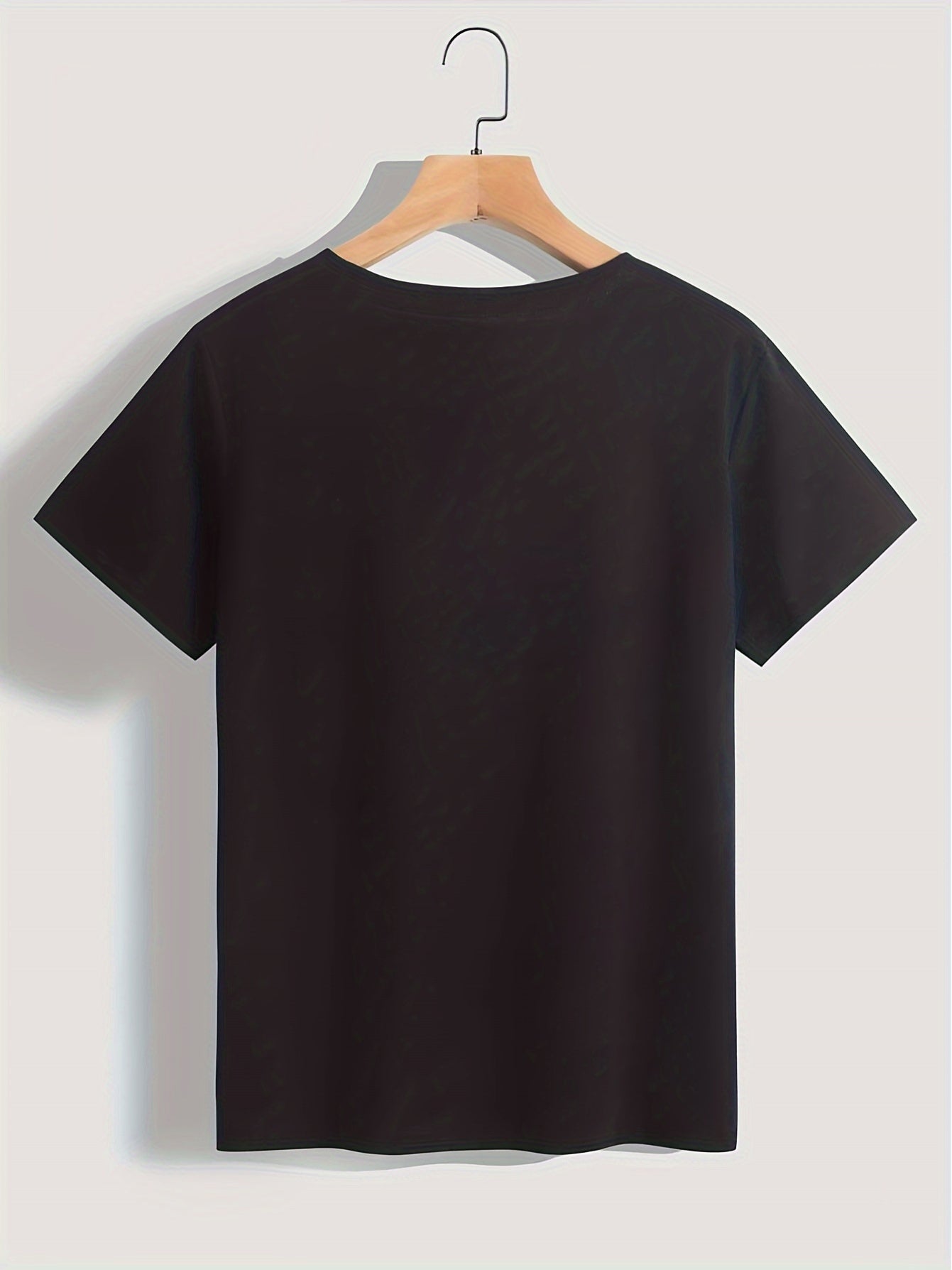 180g Hign QualityGeometric Heart Print T-Shirt- Spring/Summer Collection- Women'S Casual Top- Polyester Material- Regular Length- Knit Fabric- No Detail